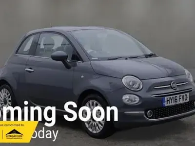 Used Fiat 500 Lounge 69 HP (50 kW) 2016 Grey Hatchback