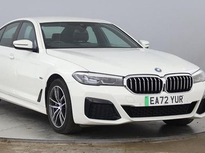 White Used 2022 BMW 530e M Sport | £28,885 (Fair price)