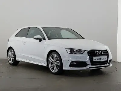 Begagnad Audi A3 S-Line 125 HK (91 kW) 2016 Vit Halvkombi