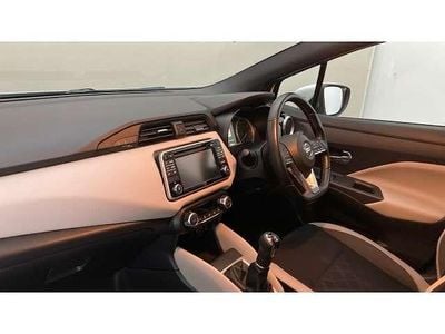 Used Nissan Micra N-Connecta 90 HP (66 kW) 2018 White Hatchback