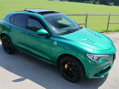 Used Alfa Romeo Stelvio Quadrifoglio 520 HP (382 kW) 2021 Green SUV