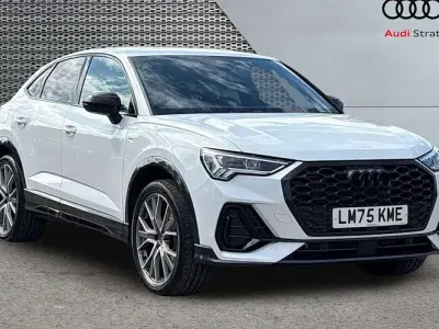 Used Audi Q3 Sportback Black Edition 150 HP (110 kW) 2025 White SUV
