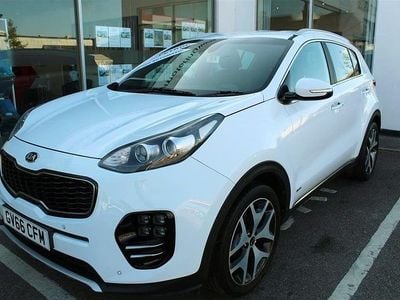 Begagnad Kia Sportage GT-Line 177 HK (130 kW) 2016 Vit SUV