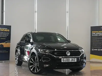 Used VW T-Roc R-line 150 HP (110 kW) 2020 Black SUV