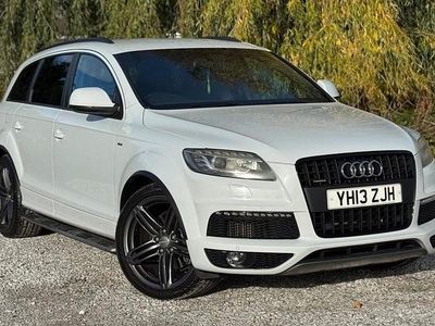 White Used 2013 Audi Q7 S-line plus SUV | £10,749 (Good price)