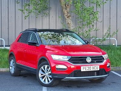 Usado VW T-Roc Design 150 HP (110 kW) 2020 Vermelho SUV