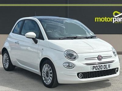 used Fiat 500 Hatchback 1.0 Mild Hybrid Lounge 3dr [Fixed Glass Roof][Apple Carplay/Android Auto] Hatchback