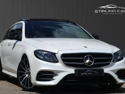 Used Mercedes E300 AMG line 245 HP (180 kW) 2020 White Estate