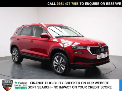 Used Skoda Karoq SE L 150 HP (110 kW) 2023 Red SUV