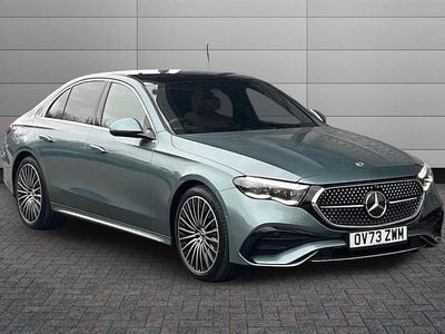 Used Mercedes E220 AMG Line Premium Plus 197 HP (144 kW) 2024 Verde silver metallic Sedan