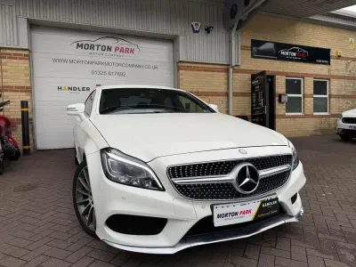 Used Mercedes CLS220 AMG line 2015 White Coupe