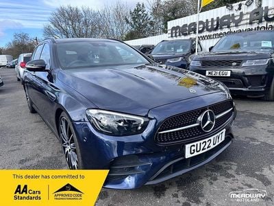 Begagnad Mercedes E200 AMG line 200 HK (147 kW) 2022 Blå Kombi