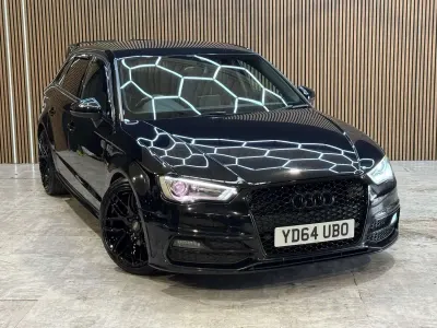 Used Audi A3 S-Line 2014 Black Hatchback