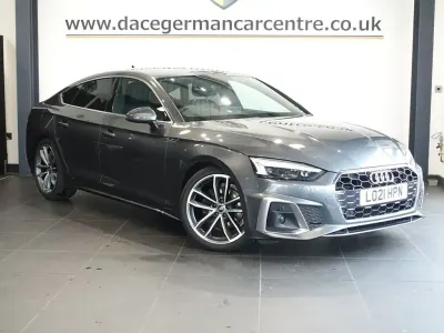 Usado Audi A5 Sportback S-Line 163 CV (119 kW) 2021 Gris Utilitario