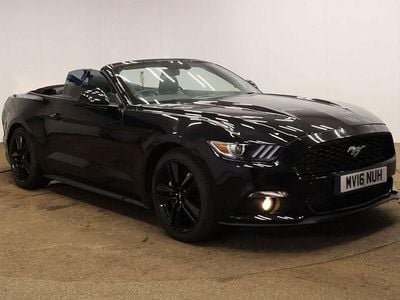 Used Ford Mustang Convertible 317 HP (233 kW) 2016 Black Cabriolet