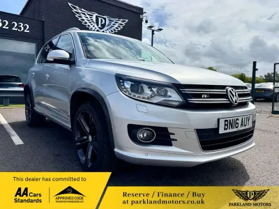Used VW Tiguan R-line Edition 150 HP (110 kW) 2016 Silver SUV