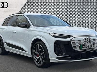 White Used 2025 Audi Q6 e-tron Advanced SUV | £52,987 (Good price)
