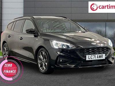 Black Used 2021 Ford Focus ST-Line Estate | £13,599 (Fair price)