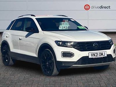 Used VW T-Roc Black Edition 150 HP (110 kW) 2021 White SUV
