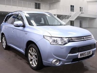 Used Mitsubishi Outlander P-HEV 2015 Blue Estate