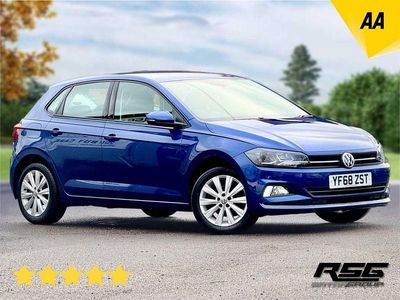 Blue Used 2018 VW Polo SEL Hatchback | £10,695 (Fair price)