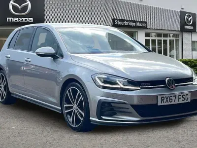 Used VW Golf VII GTD 184 HP (135 kW) 2018 Silver Hatchback