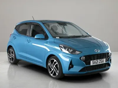Used Hyundai i10 Premium 2021 Turquoise Hatchback
