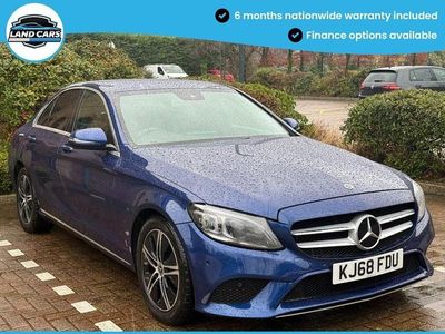 Blue Used 2019 Mercedes C200 Premium Sedan | £13,990 (Good price)