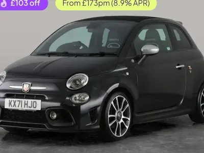Used Abarth 595C Turismo 167 HP (122 kW) 2021 Black Cabriolet