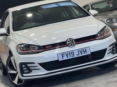 White Used 2019 VW Golf VII GTI Hatchback | £20,821 (Fair price)