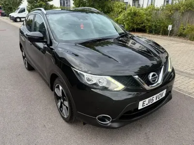 Used Nissan Qashqai N-TEC 115 HP (84 kW) 2015 Black SUV