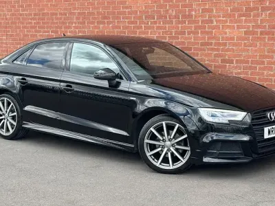 Used Audi A3 Black Edition 150 HP (110 kW) 2017 Black Sedan