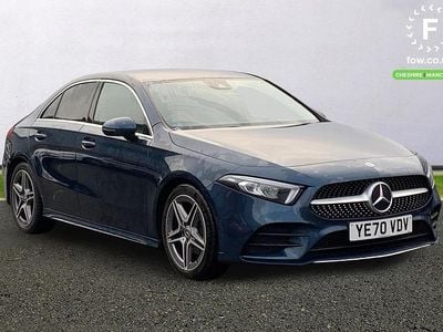 Blue Used 2020 Mercedes A180 AMG line Sedan | £16,599 (Good price)
