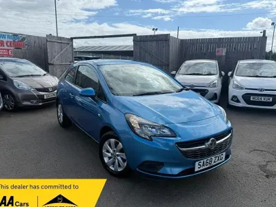 Used Vauxhall Corsa Active 75 HP (55 kW) 2018 Blue Hatchback