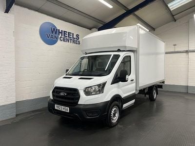 Used Ford Transit S 130 HP (95 kW) 2023 White Cabriolet