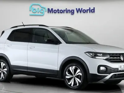 Begagnad VW T-Cross Black Edition 110 HK (80 kW) 2023 Vit SUV