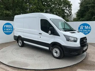 Used Ford Transit 105 HP (77 kW) 2021 White Van
