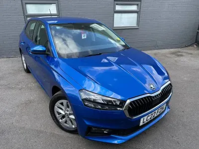 Used Skoda Fabia Comfort 110 HP (80 kW) 2022 Blue Hatchback