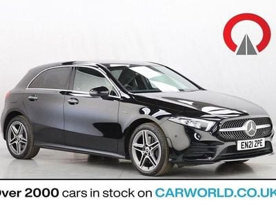 Black Used 2021 Mercedes A250 AMG line Hatchback | £14,658 (Fair price)