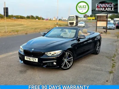 Used BMW 420 Cabriolet M Sport 190 HP (139 kW) 2016 Black Cabriolet