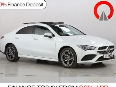 Used Mercedes CLA250e AMG Line Premium Plus 218 HP (160 kW) 2022 White Coupe