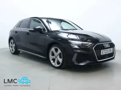 Second-hand Audi A3 Sportback S-Line 110 CP (80 kW) 2023 Negru Hatchback