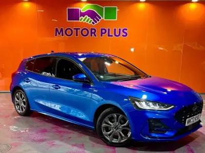 Usado Ford Focus ST-Line 155 CV (114 kW) 2022 Azul Utilitario