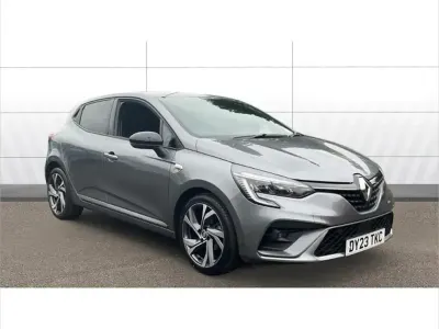 Usado Renault Clio V RS Line 88 HP (64 kW) 2023 Cinzento Citadino