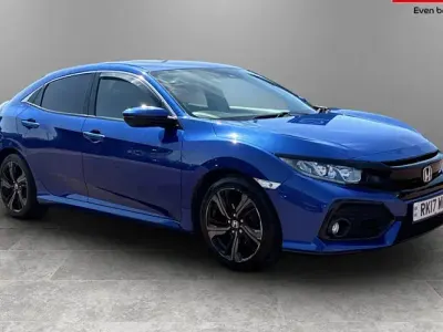 Used Honda Civic SR 129 HP (94 kW) 2017 Blue Hatchback