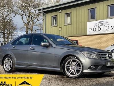 Begagnad Mercedes C220 2009 Silver Sedan