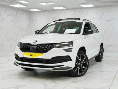 Usado Skoda Karoq SportLine 150 CV (110 kW) 2020 Blanco SUV