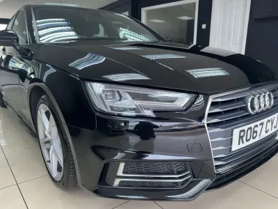 Used Audi A4 S-Line 150 HP (110 kW) 2017 Black Sedan