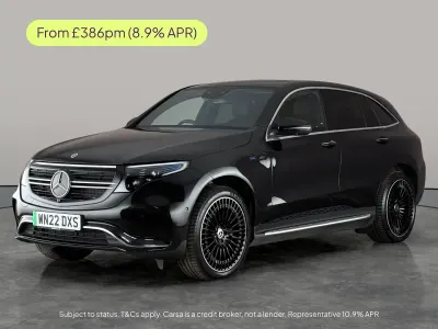 Used Mercedes EQC400 AMG line 300 kW (408 HP) 2022 Black SUV