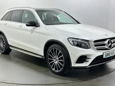 Used Mercedes GLC250 AMG line 204 HP (150 kW) 2018 White SUV